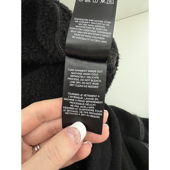 Kuhl Pullover Mens Large Black Revel 1/4 Quarter Zip Fleece Sweater 3007 - Picture 8 of 10